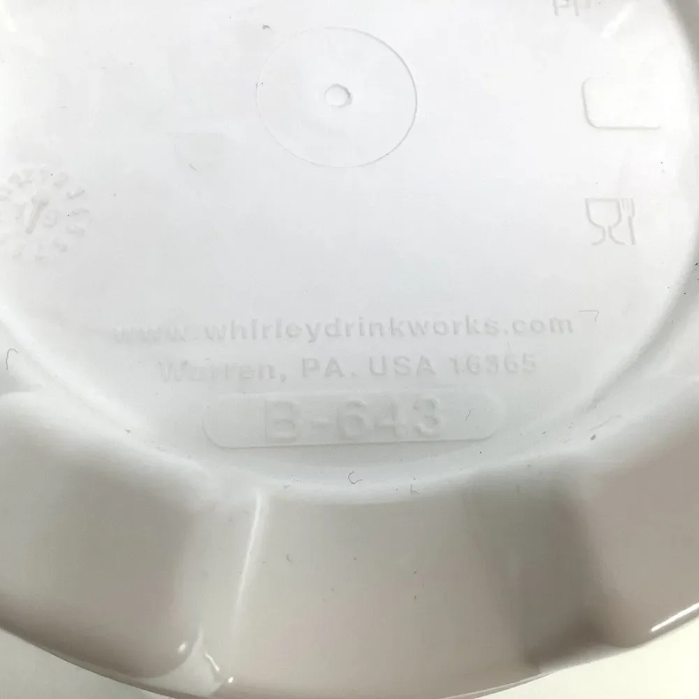 Whirley Drink Works Plastic bucket Skunk Train  Reusable Keep Sake 64 oz‎ USA